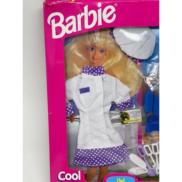 VTG 3 NEW BARBIE 1996 COOL CAREER Fashion CHEF, EXPLORER & BALLERINA Clothes LOT - Picture 2 of 9
